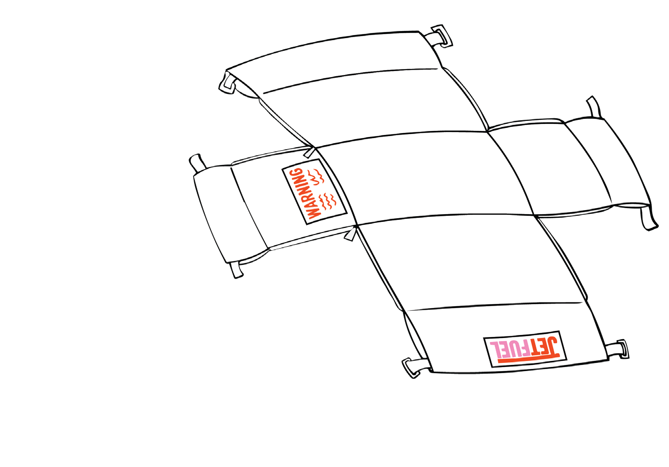 Crate Liner opened as a rest mat