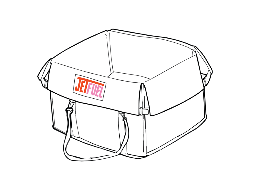 Crate Liner in ride mode